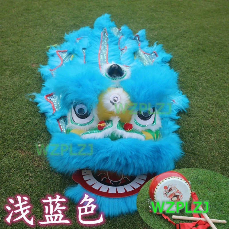 2-5 Age 12 inch Lion Dance Costume Drum Kid Children WZPLZJ Party Performance Sport Outdoor Christmas Spring Stage Mascot China