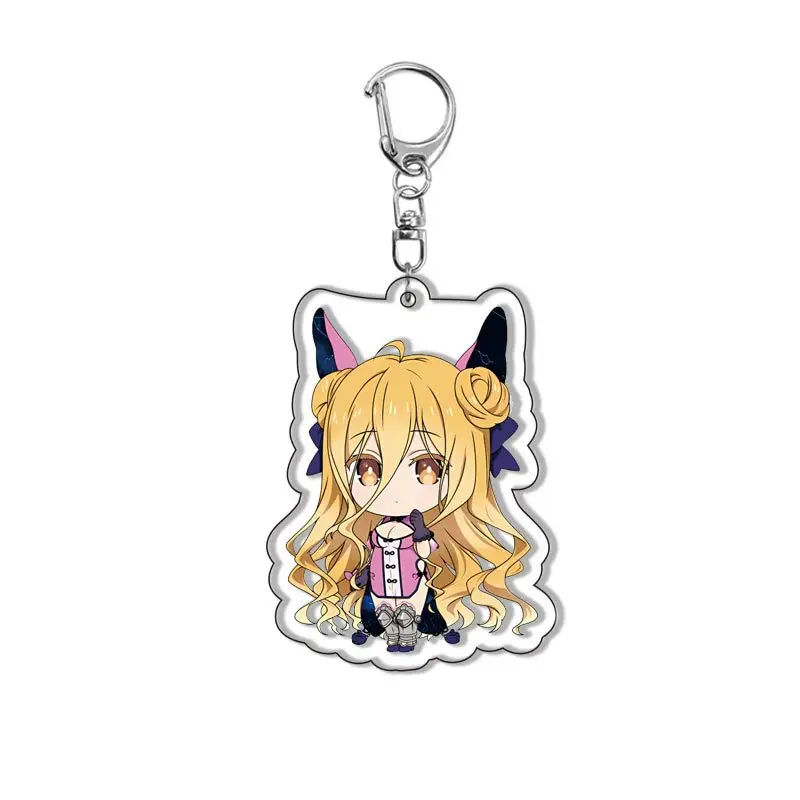 アニメキーホルダーデート・ア・ライブ漫画フィギュア時崎くるみ八戸神楽姫川よしの車のキーリングコスプレアクセサリーギフト