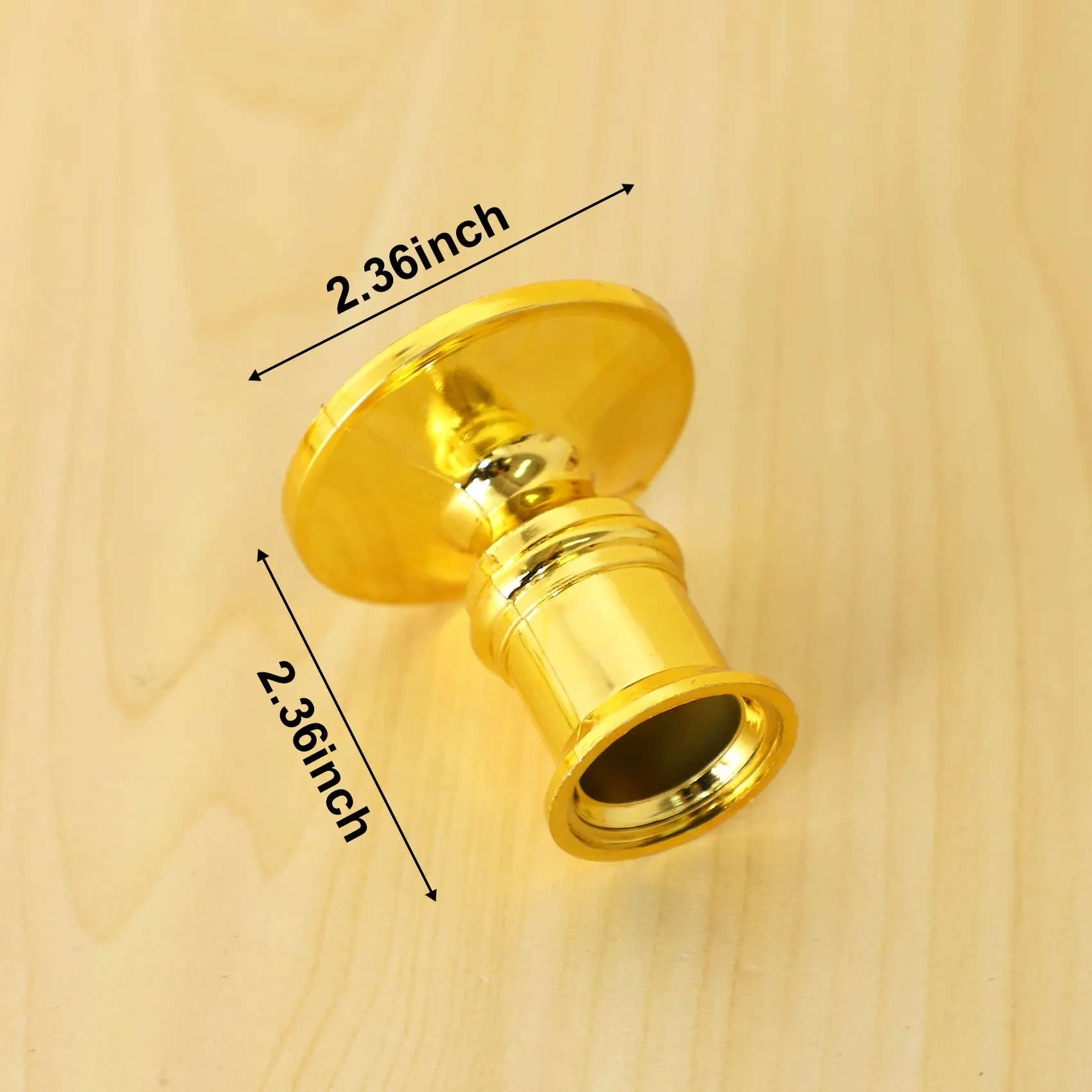 10X الذهب عمود شمعة قاعدة تفتق شمعة حامل الشمعدان حفلة عيد الميلاد ديكور HY