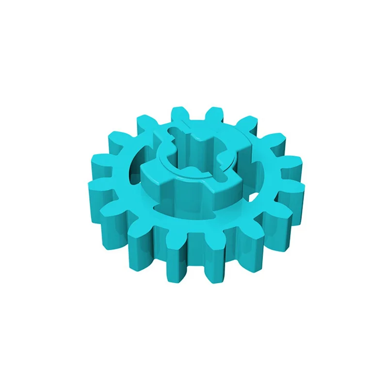 Gobricks 10PCS High-Tech Assemble Particle 94925 16 Tooth Gear Outer Diameter 17.5 Building Blocks Kit Replaceable Part For Kids