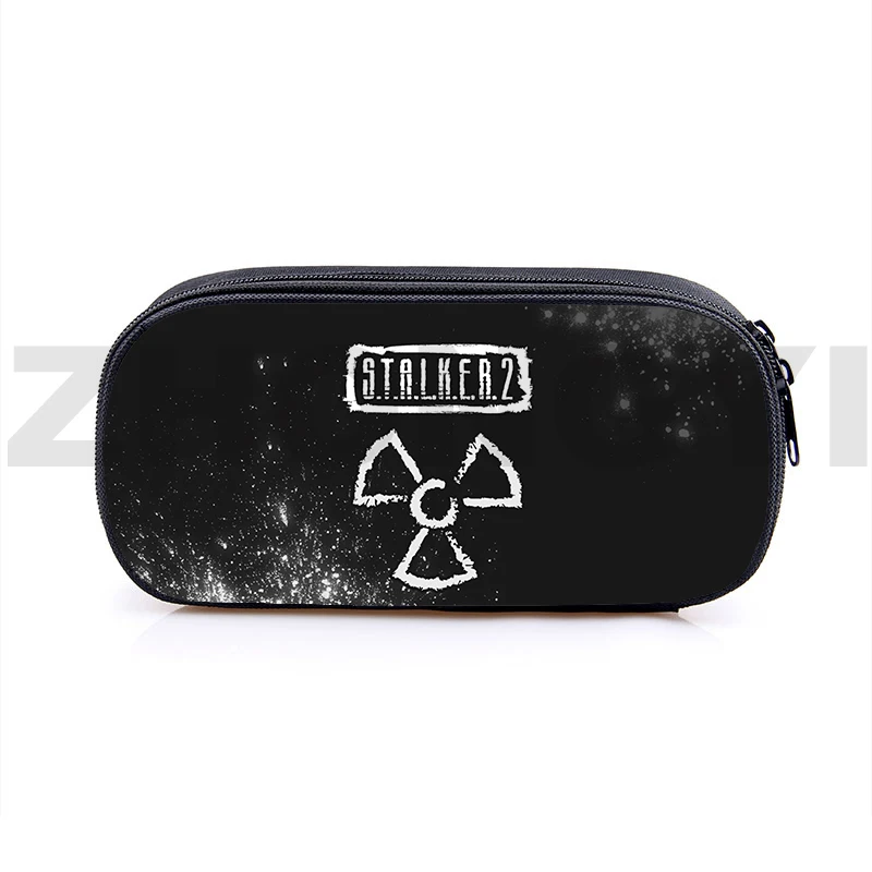 S.T.A.L.K.E.R. 2 Heart of Shadow Cosmetic Bag Daily Canvas Toiletry Bag Boys Girls Preppy Pencil Case 3D Stationery Storage Bags