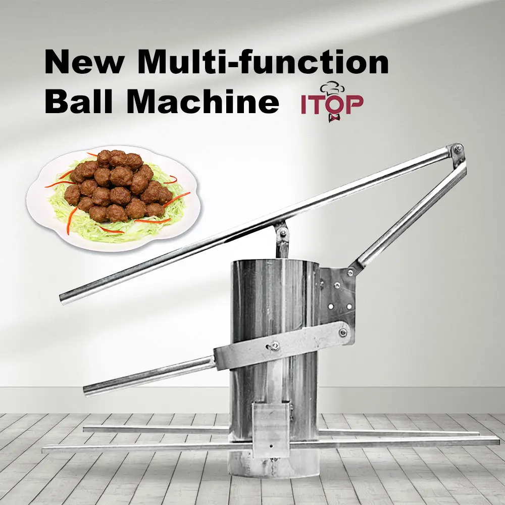 ITOP New Multifunctional Meatball Machine Ball Forming Machine Food Processor Kitchen Equipment Faster Save Time Cooking Tools