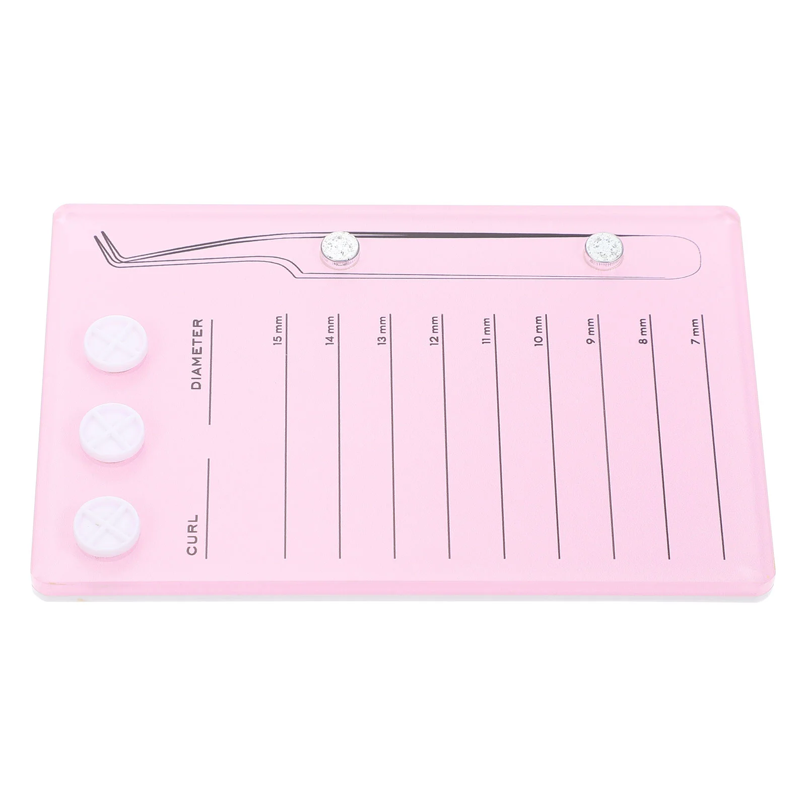 with Scale Magnetic Eyelash Board Fake Eyelashes Cosmetics Supplies Acrylic Grafting Tray Extension Tool