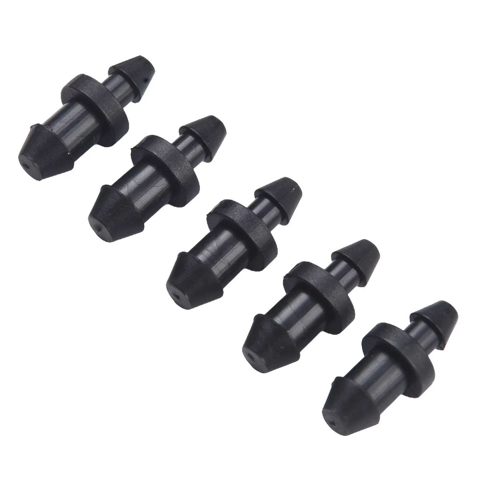 

For Drip Irrigation Pipe End Accessories 60 Pack 1/4 Inch for Garden Lawn Sprinkler System with Leak Proof Barbed Connector