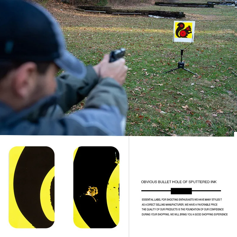 30pcs Paper animal Target Stickers Adhesive Reactivity Shoot Targets Outdoor Shooting Practice Hunting Training