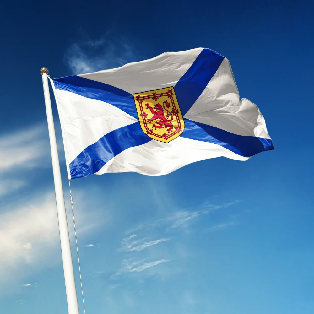 3x5 Ft Nova Scotia Flag Vivid Color and Fade proof a province of the Canada Flags Polyester with Brass Grommets 3 X 5 Ft