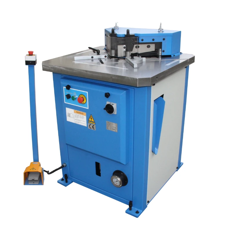 HNM-6  Fixed Angle Hydraulic Corner Notcher Sheet Metal Angle Notcher Machine