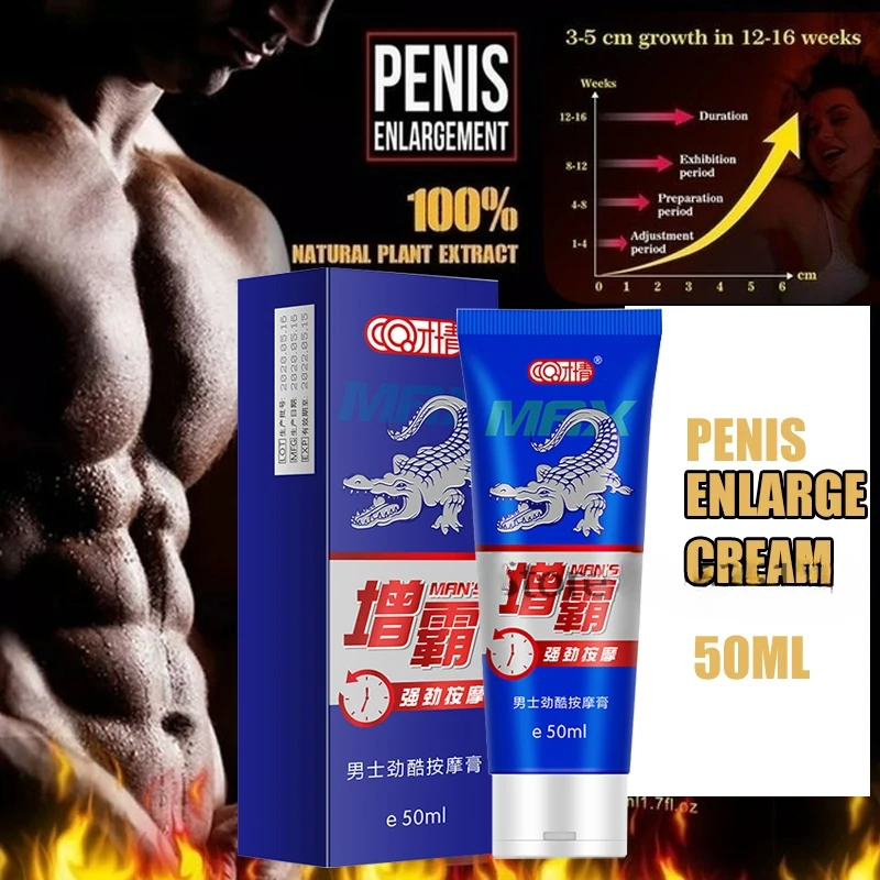 Big Dick Alargamento Creme para Homens, Aumentar