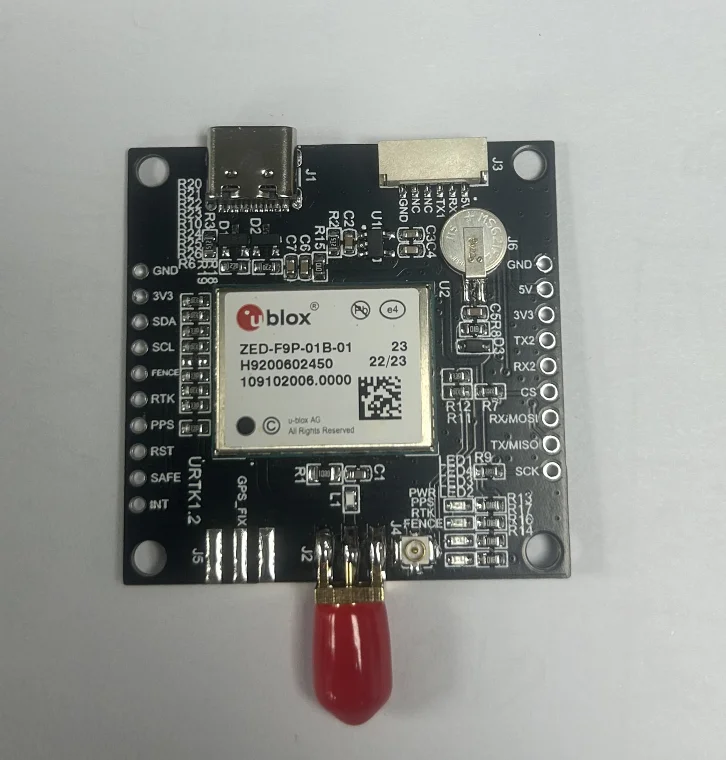 Imagem -05 - Módulo de Navegação Gps Módulo de Posicionamento Diferencial Sonda Nível Novidades Supply Receiver Um980 Gnss Board Zed-f9p01b-01 Rtk