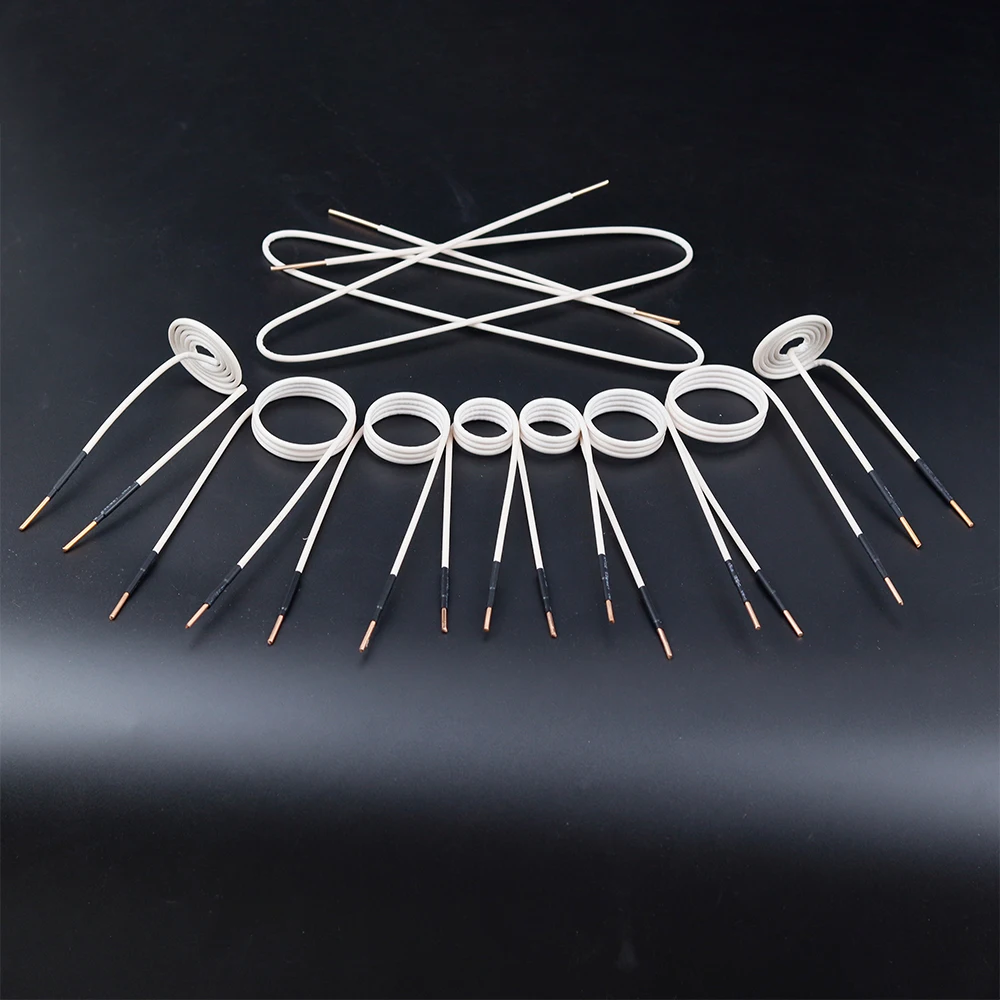 10Pcs Magnetic Heater DIY Induction Coils 30mm/40/50/750 Induction Coil Kits Flameless Heat Accessories