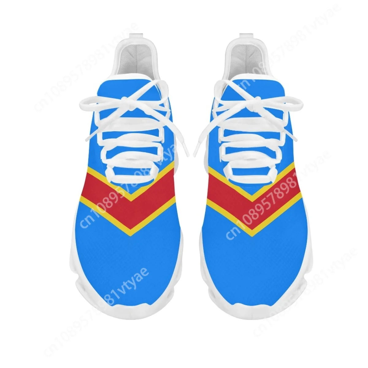 Congo Flag Printing Flat Shoes Outdoor Travel Soft Sole Custom Blade Sneakers for Women Designer Anti-slip Sapatos Feminino 2023