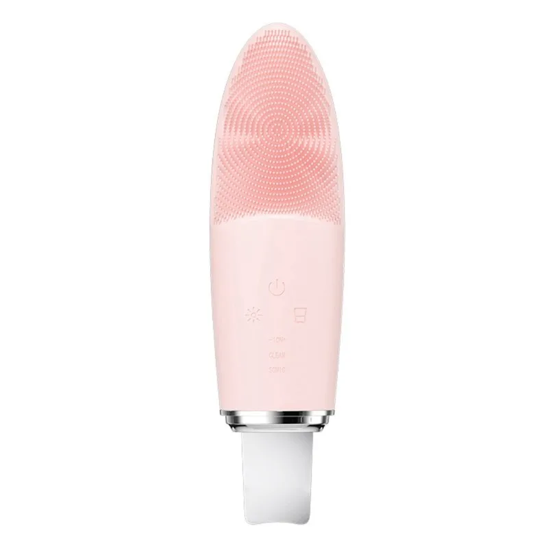 【POPULAR】Esfoliador de pele ultrassônico 2 em 1 e limpador facial de silicone - Limpeza profunda dos poros e remoção de cravos