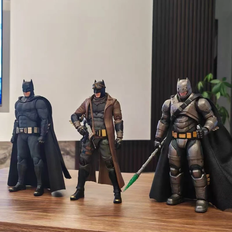 

Оригинальная фигурка Бэтмена Fondjoy Брюса Уэйна, тактический костюм Бэтмена, бронированная 1/9, фигурки Лиги Справедливости, игрушка с детективными комиксами