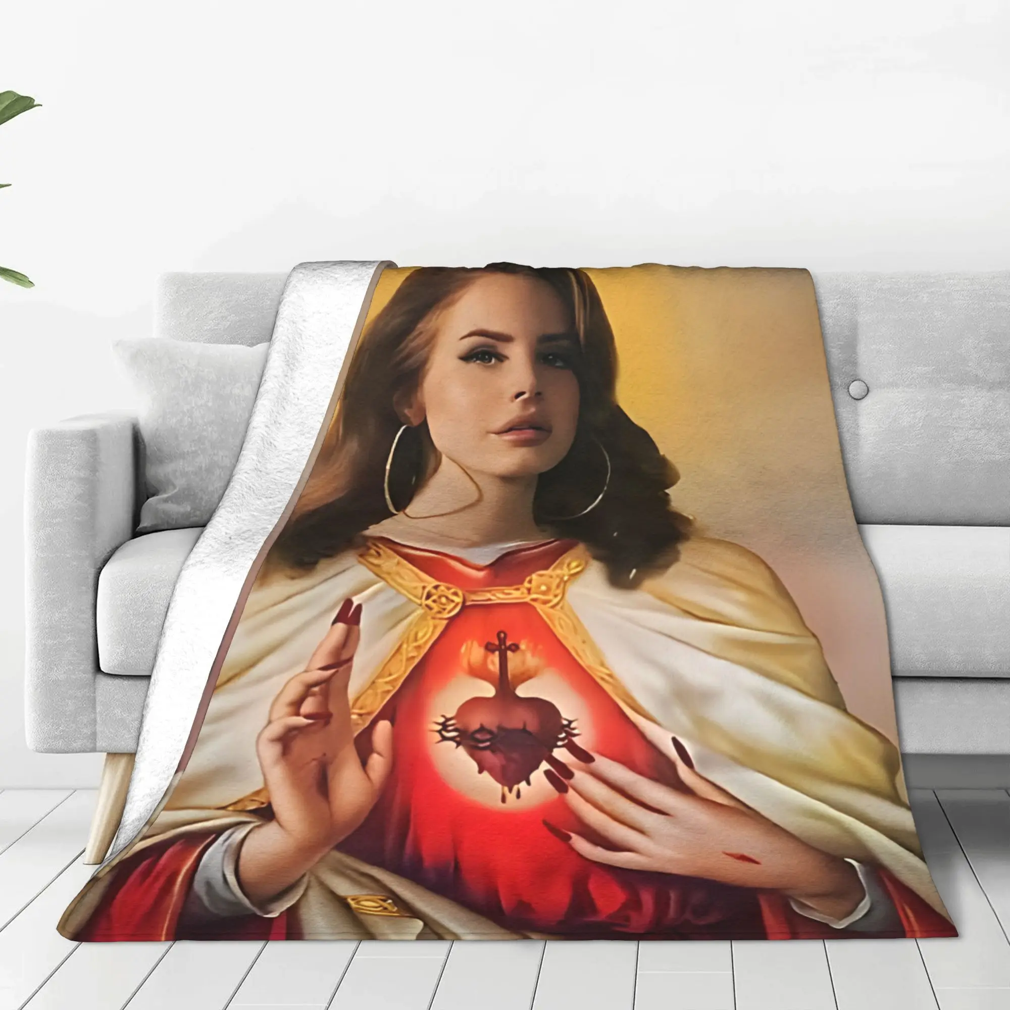 Music Lana Del Rey Rock Fuzzy Blankets Ultraviolence Hip Hop Album Fashion Throw Blankets for Home 200x150cm Quilt,