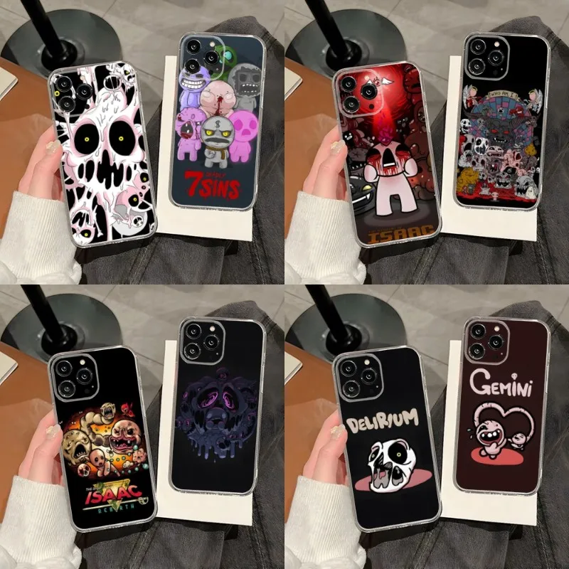 The Binding Of Isaac Phone Case For Iphone 14 Pro 13 Mini 11 12 Max Xr X Xs 7 8 Plus 6 Transparent Silicone Cover