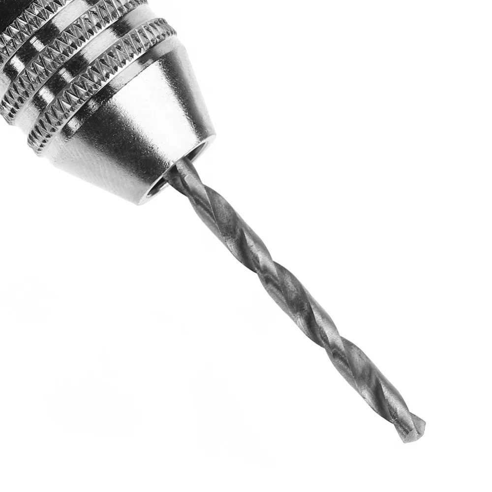 10PCS/25PCS ​HSS Hand Drill​ 0.5mm-3.0mm​ Silver​ ​Pin Vise​ ​Micro Drill Bits​ ​for Resin Wood Jewelry Making DIY Crafts​