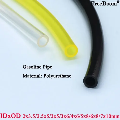 Manguera de Gas y combustible de 1/5M, tubo de gasolina para recortadora, mangueras de soplador de motosierra, herramientas de bricolaje 2x3,5/2,5x5/3x5/3x6/4x6/5x8/6x8/7x10mm