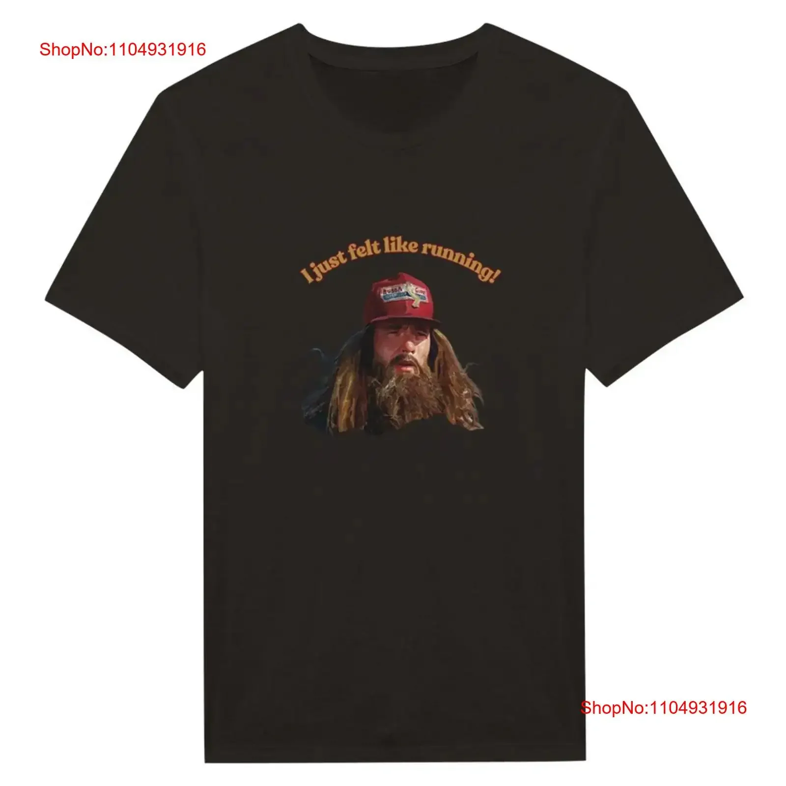 

Футболка Форрест Гамп, винтажная стираная мужская футболка с мягким рисунком, универсальная растянутая дизайнерская одежда, повседневная удобная уличная одежда