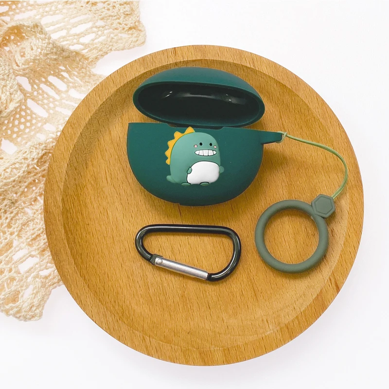 Etui na kreskówki dla Realme Buds Air 3 Case silikonowy pierścień Anti-drop Protect etui na słuchawki Bluetooth akcesoria do pudełek