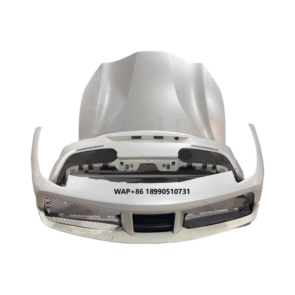 

Fer Rari 488 458 GTB Car Body Kits Front & Rear Bumpers Engine Cover & Side Skirts in Metal Material