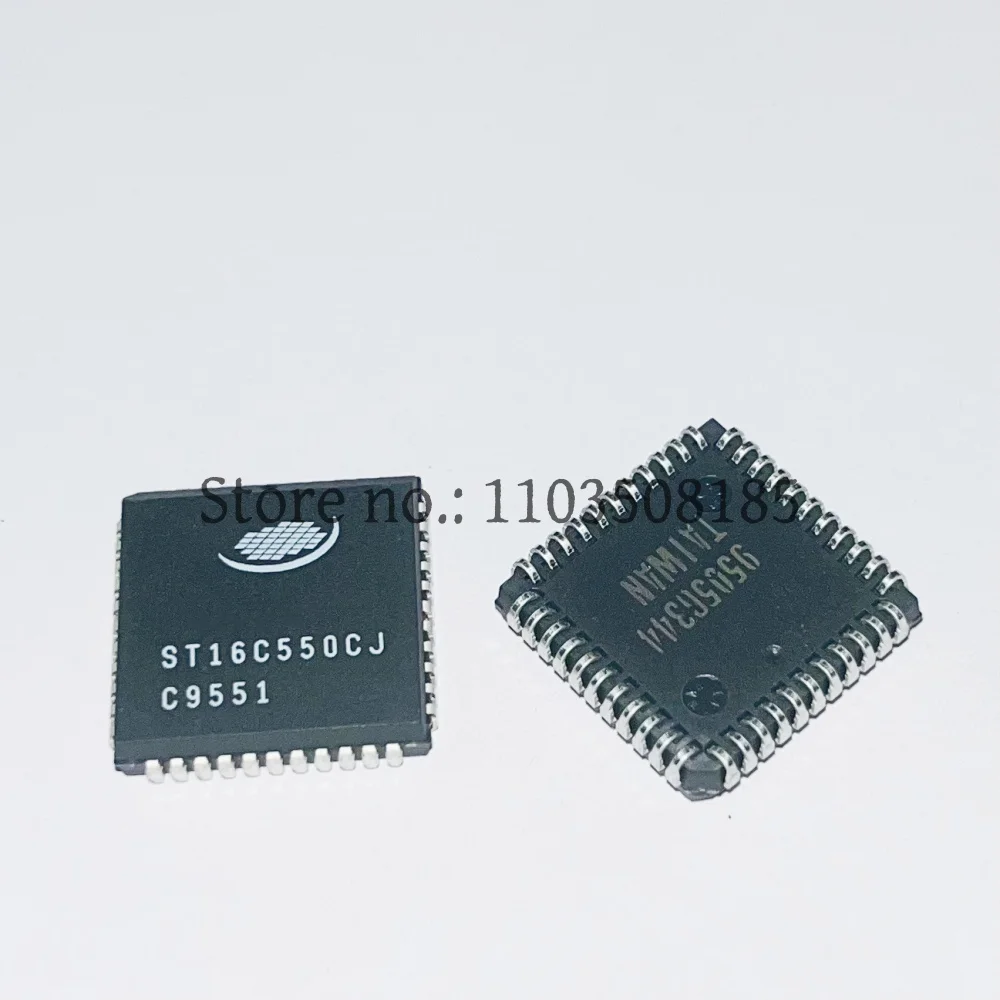 2PCS ST16C550CJ44 ST16C550CJ PLCC44 chip IC New