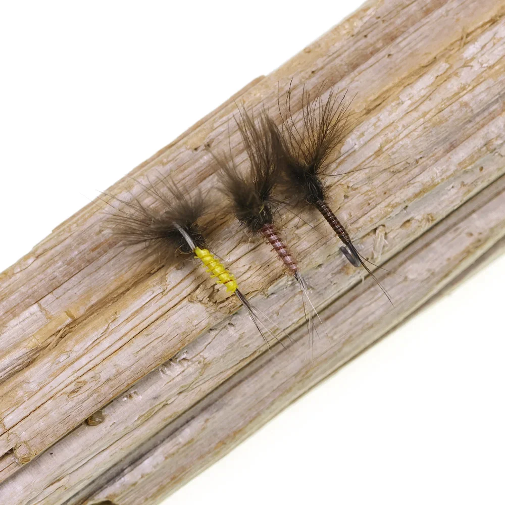 5 Stück/6 Stück # 16 CDC Mayfly Widerhaken-Angelhaken Parachute Dry Fly Künstliche Insektenköder Fliegenfischen Fliegen Forellen- und Barsch-Angelköder – Detail 9