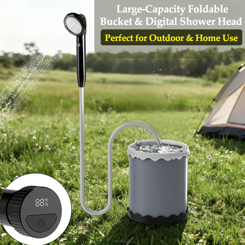 douche-de-camping-en-plein-air-4000mah-avec-seau-pliable-de-15l-etanche-ipx8-2-modes-douche-electrique-portable-pour-randonnee-bidet-rv