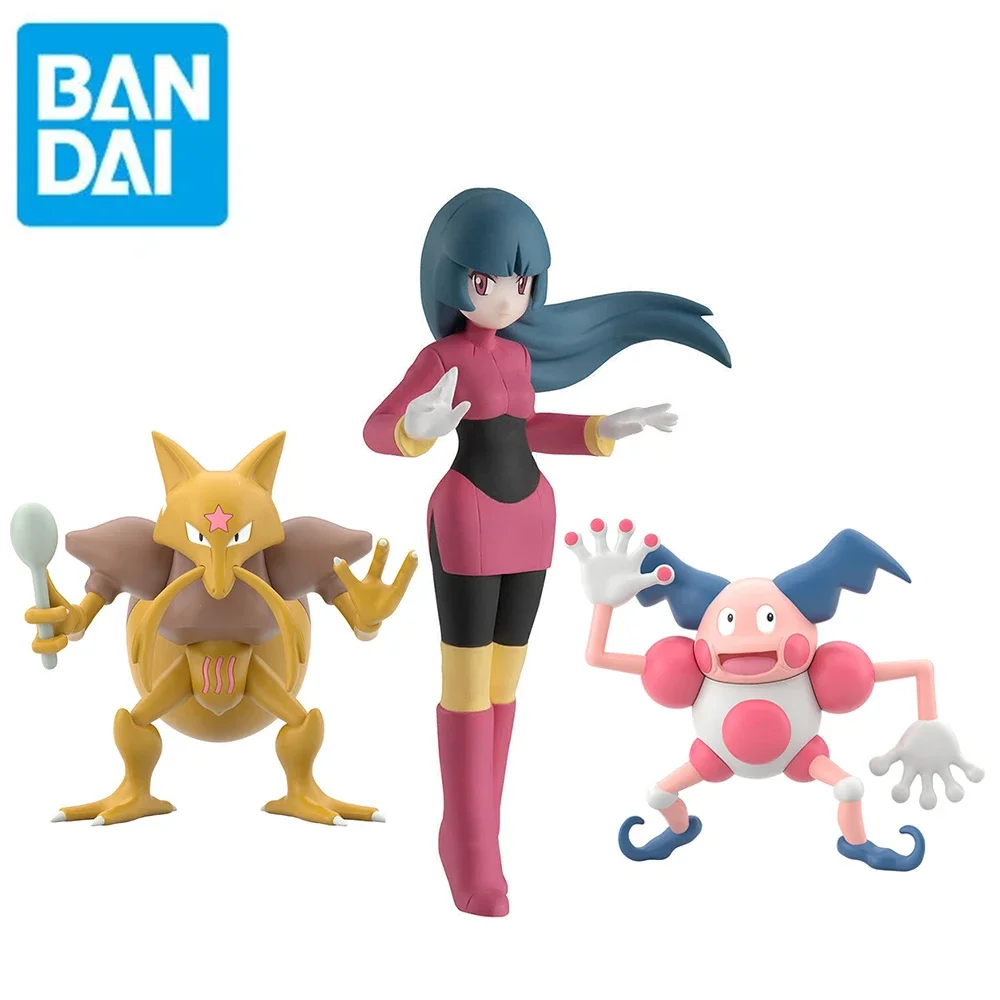 bandai-figura-de-accion-de-pokemon-juguete-original-de-escala-mundial-kanto-chihou-sabrina-mr-kadabra-mime-adornos-coleccionables