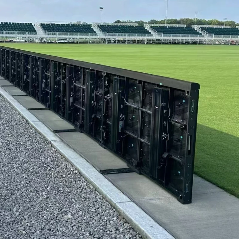 شاشة LED للرياضات الخارجية P10/P8/P6.67 ألعاب كرة القدم وكرة السلة وشاشة عرض LED سريعة الاستجابة