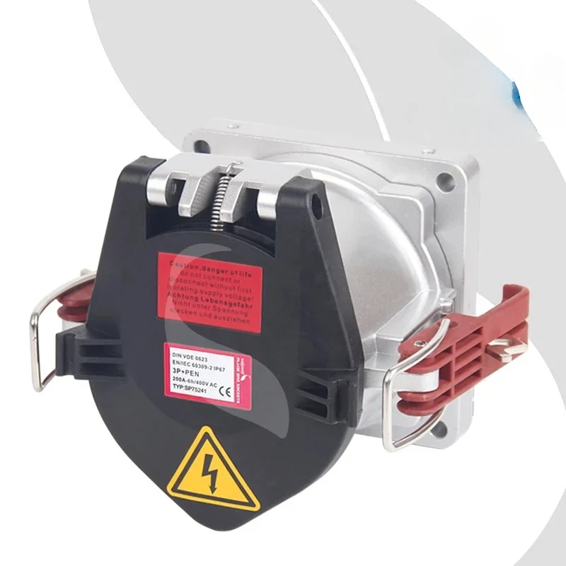 SAIPWELL IP67 415 В трехфазная водонепроницаемая уличная промышленная электрическая розетка с большим током 250 А