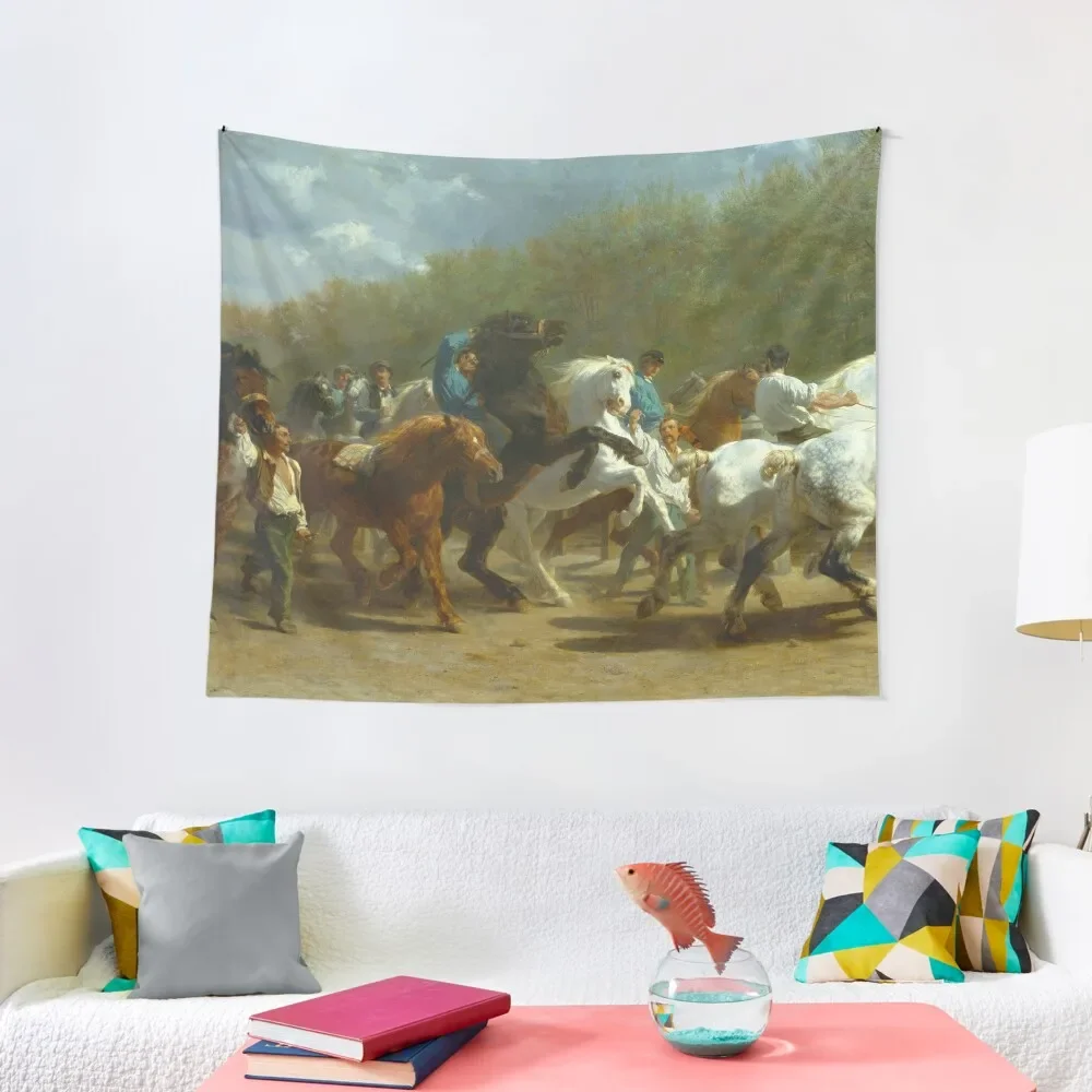 

The Horse show (Men and Horses) Tapestry Room Decor Cute Aesthetic Room Decoration Aesthetic Room Decors Tapestry