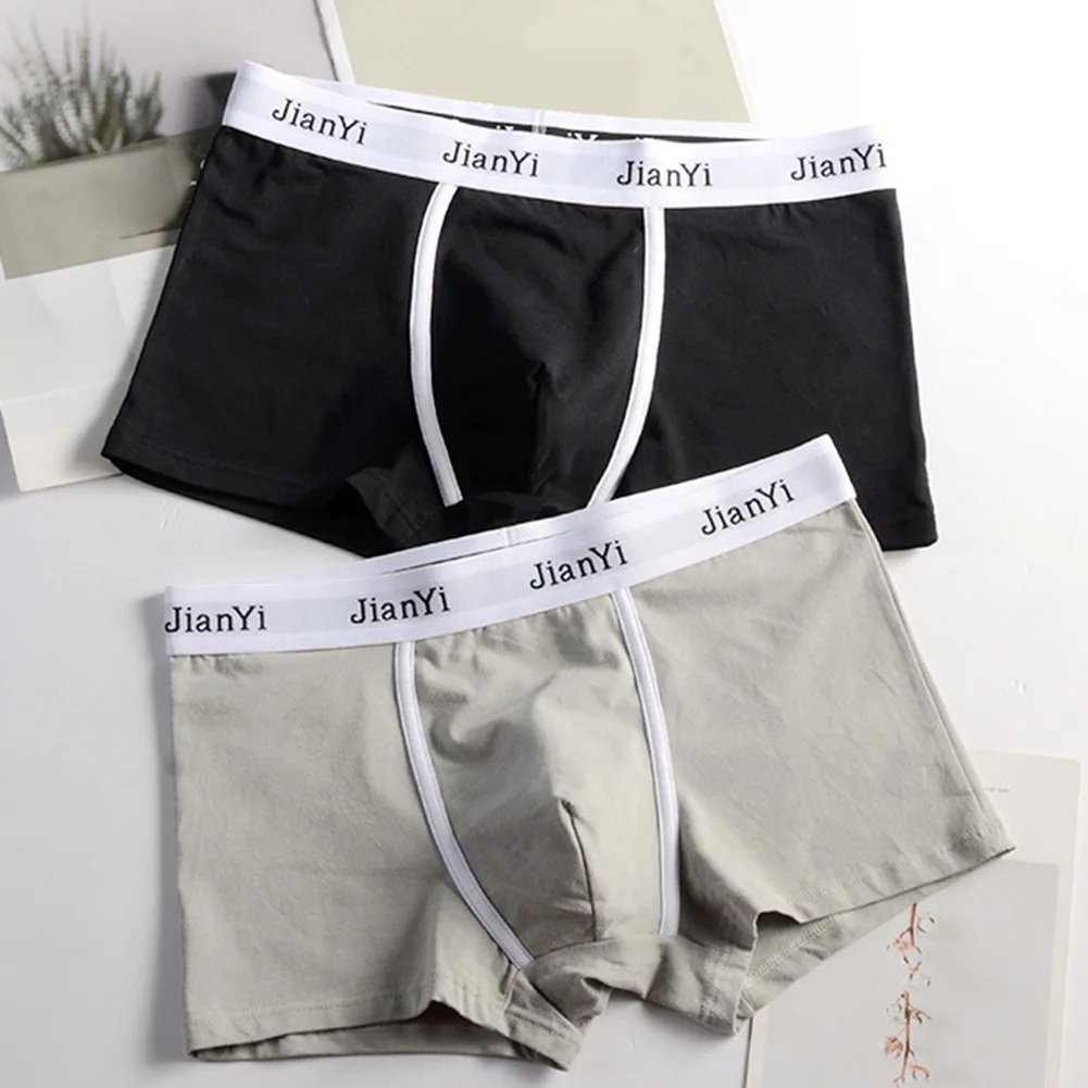 Cotton Underpants Breathable Underwear Classic Theme Color Matching Pattern Fashionable Design For Casual Events