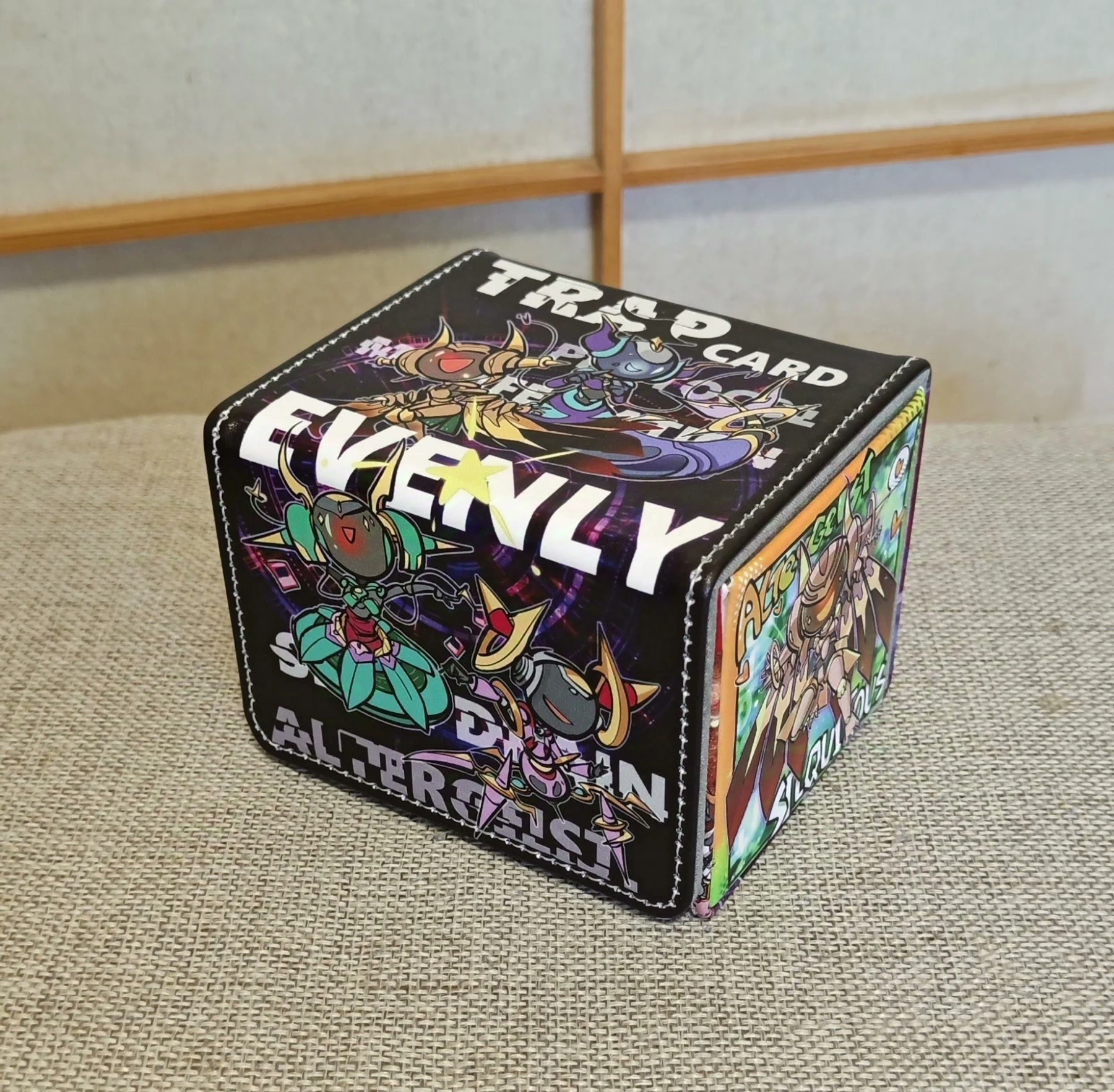 

Yugioh Altergeist Deck Box Card Sleeves Play Mat Yu-Gi-Oh! OCG PTCG Trading Cards Pu Leather Collection Box 100+