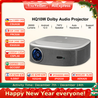 Touyinger Everycom HQ10W Full HD 4K 26000 lumens Home Video Smart TV 2+64GB Cinema Projector Professional Dolby
