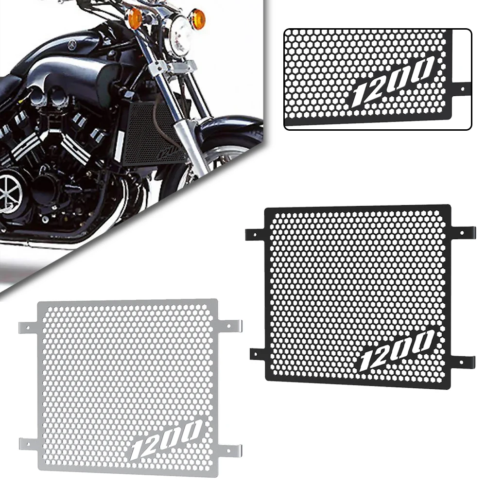 

For YAMAHA VMAX V-MAX 1200 V-MAX1200 VMAX1200 Motorcycle Radiator Grille Guard Protector 1985-2007 2006 2005 2004 2003 2002 2001