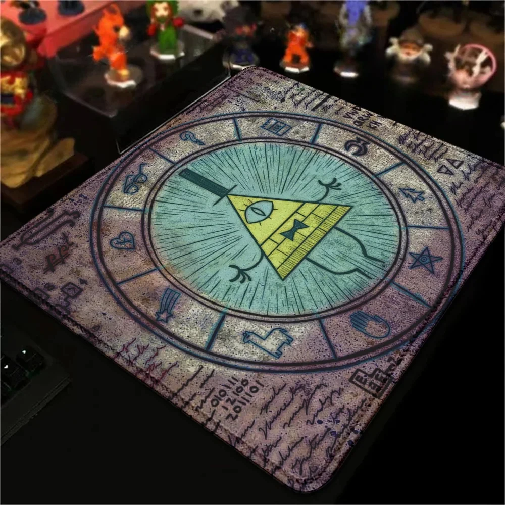 18x22cm small size non-slip rubber Mousepad、 Company table mat carpet Bill Cipher Desk Pad Anime Mouse Partity fall Mice Pads