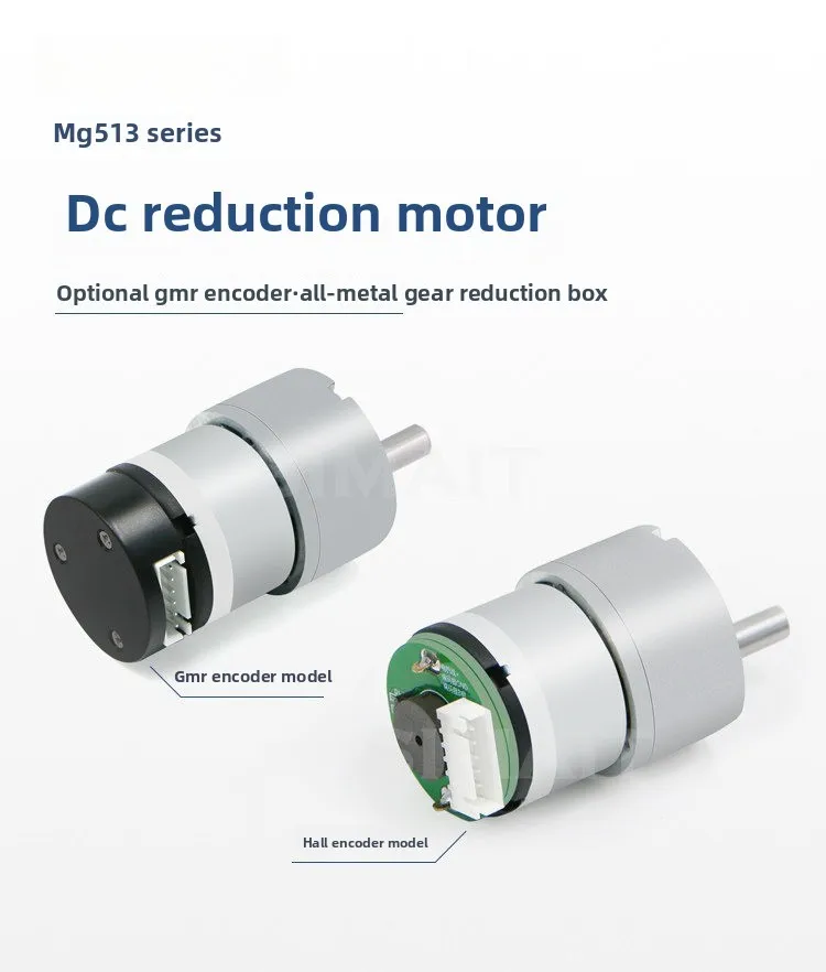 DC Gear Motor GMR Hall Encoder Speed Measurement 2-Wheel Balance Smart Car MG513