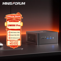 MINISFORUM UM890 Pro Mini PC AMD Ryzen 9 8945HS Windows 11 Mini Computer DDR5 32GB 1TB NVME SSD Oculink DP Wifi6e Gaming Mini PC