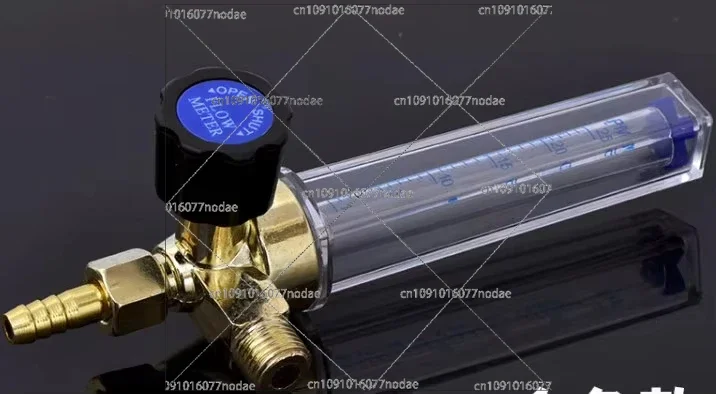 AR Flow Meter Dual Tube AR CO2 Universal Meter Pressure-relief Meter AR Flowmeter CO2 Double Tube Argon Pressure Reducer Switch