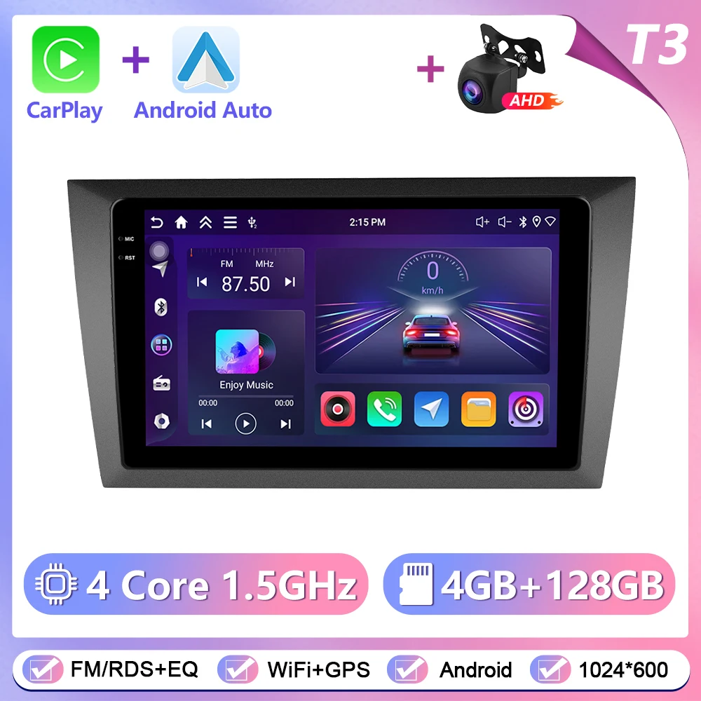 Podofo CarPlay Android Auto autoradio voor Volkswagen Golf 6 2010-2013 GPS Intelligent Systems Stereo Multimedia autoradio