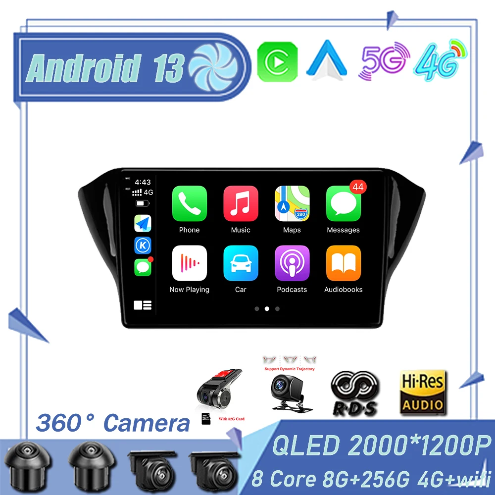 Android 13 Touch Screen Stereo Radio Lettore For Geely GS Emgrand EC7 1 2016 - 2020 Car Multimedia Video Player Navigation GPS