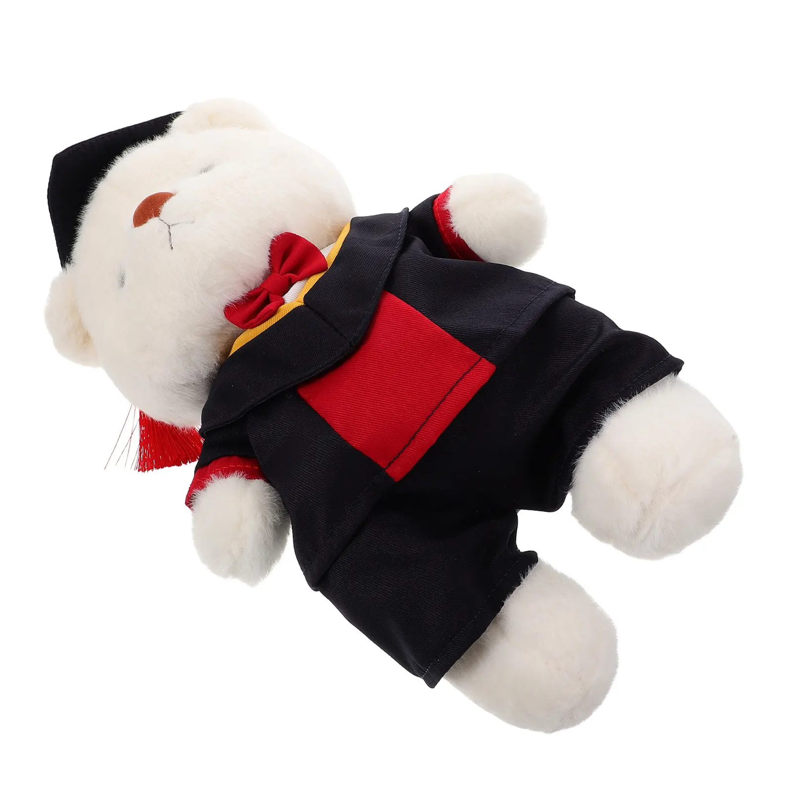 

Плюшевый мишка-выпускник: мягкая, милая игрушка с академической шапочкой и мантией — символ достижений, украшение для выпускного вечера и декора стола