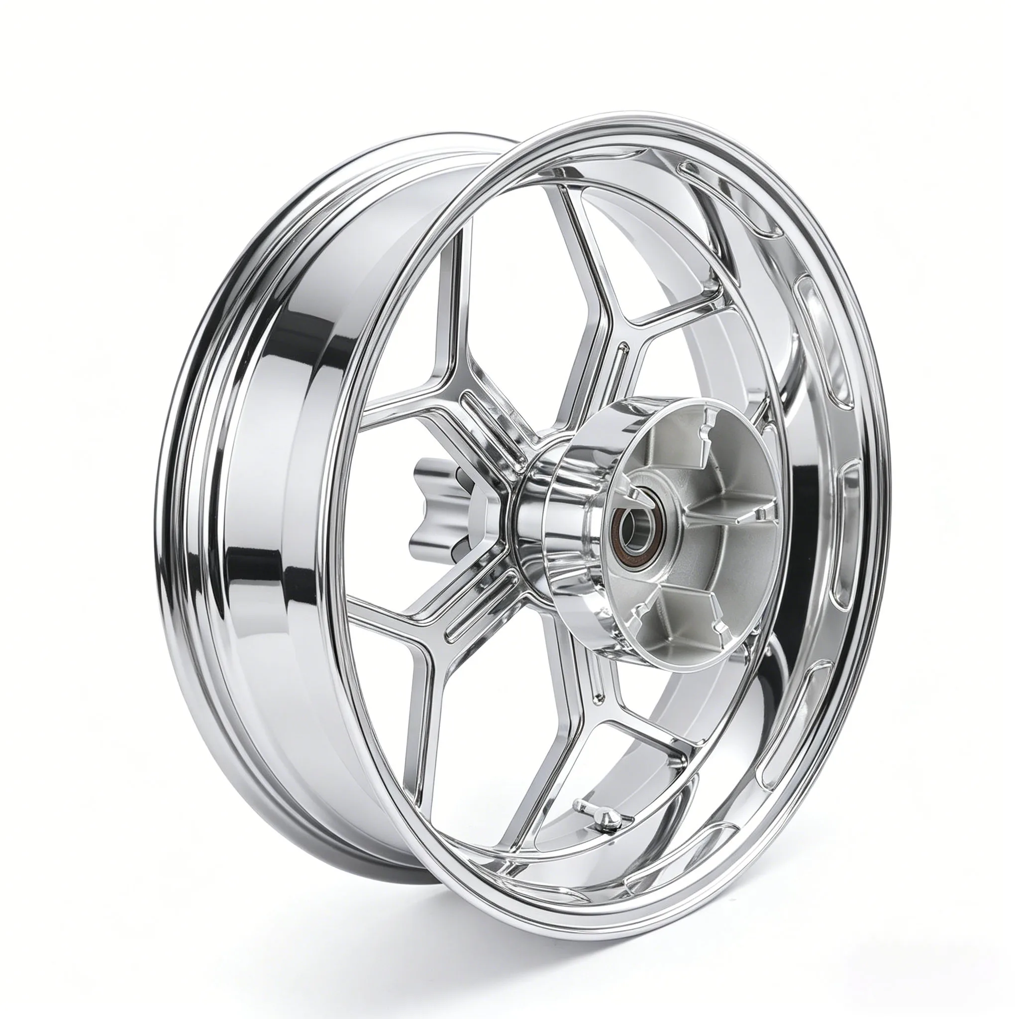 Motorcycle Rim Accessories, Brand New Black Aluminum Alloy Front & Rear Wheel Hubs