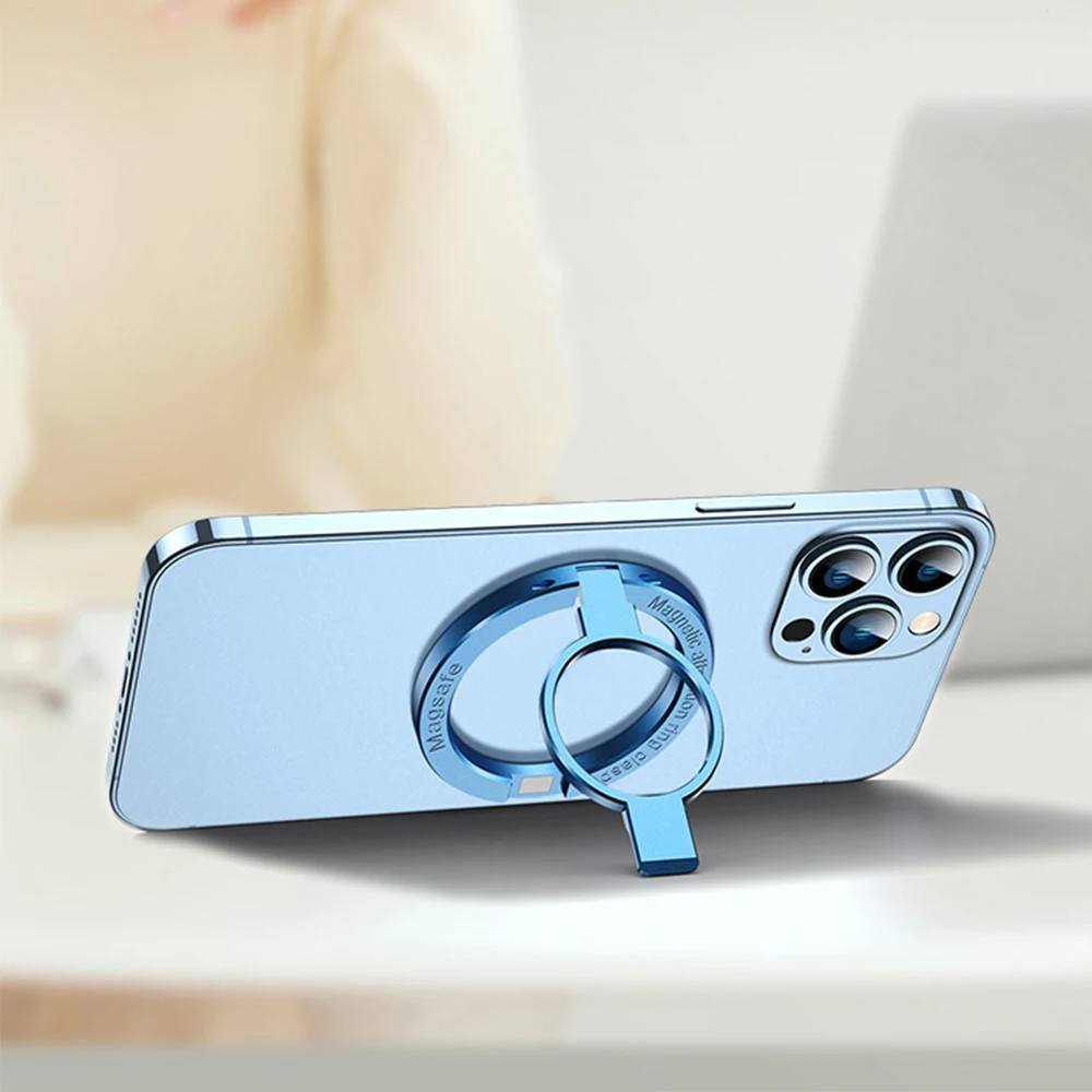 Suporte para tablet magnético 2 seções simplicidade anel telefone handphone popsocket magsafe ipad titular dupla face silicone sucção