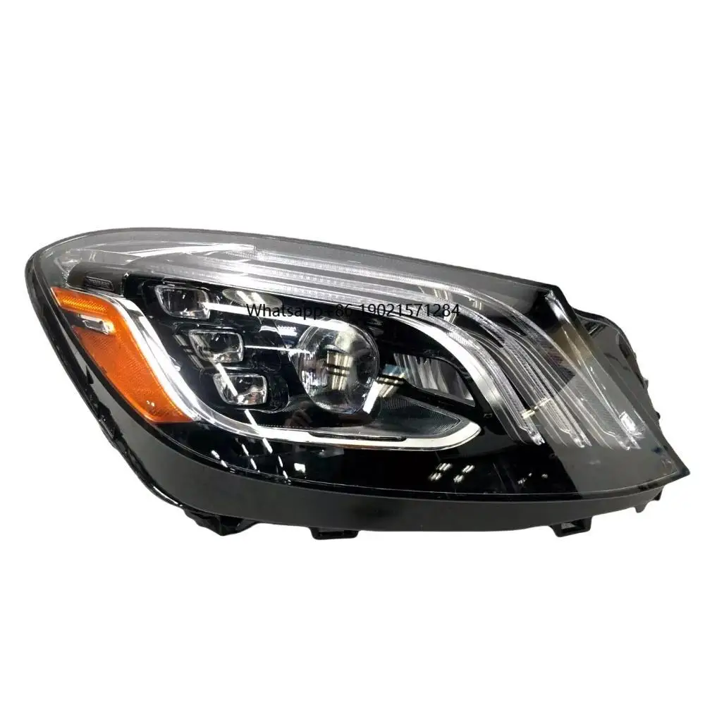 For 2018 S400 S450 W222 S-Class Original LED Headlights White Light 6000K Color 12V Automotive System US Version