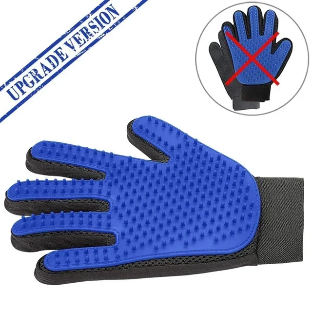 Silicone Pet Grooming Gloves Cats Hair Brush and Comb 1