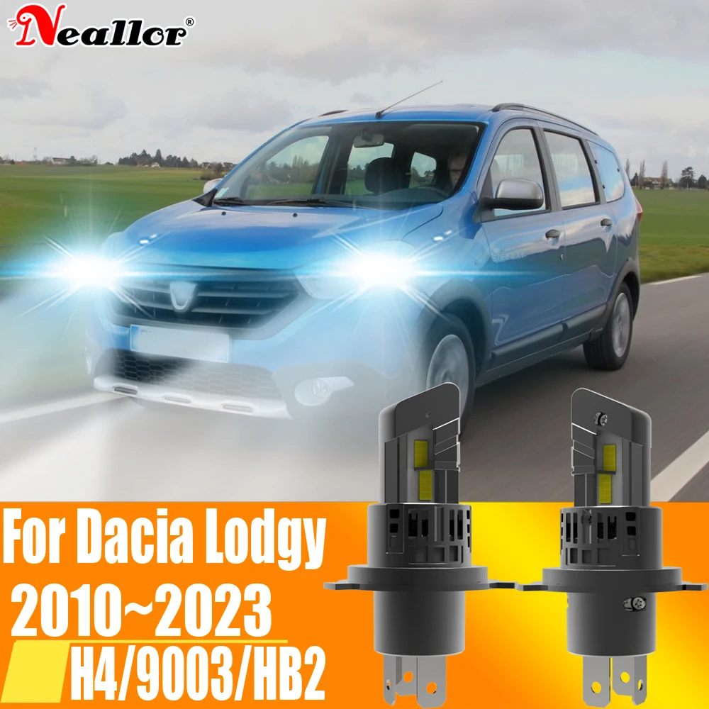 2Pcs H4 HB2 9003 Le… - image