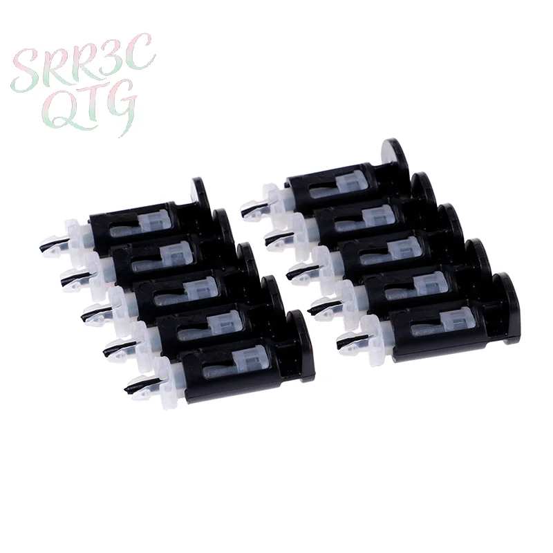 

Hot 10Pcs/set 10cm 1155 775 CPU Heatsink Mount Pin Plastic Push Screw Cooling Fan Mounting Clip