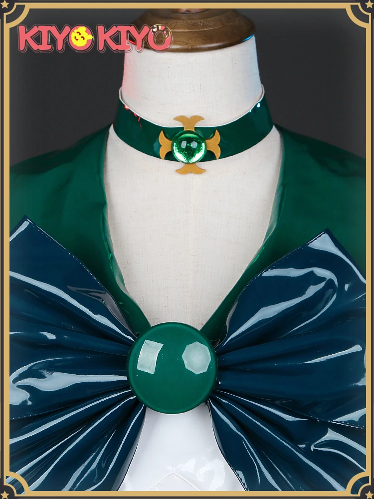 KIYO-KIYO Sailor Moon 30th Sailor Neptune Kaiou Michiru Cosplay Costume Dress Cosplay Costume Anime School Uniform skirt