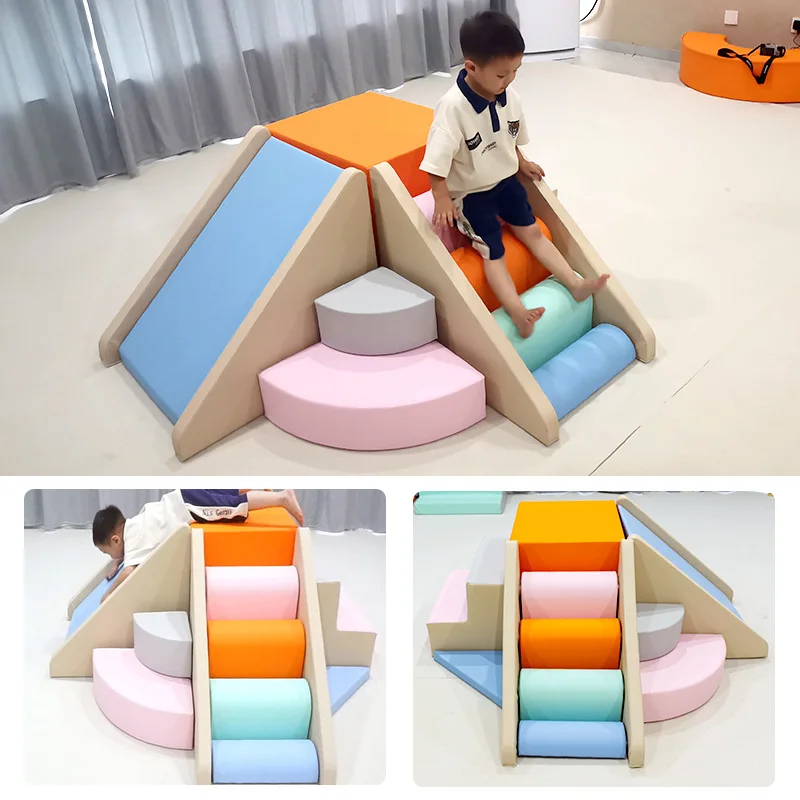 Early Education Center Soft Climbing Combination Kindergarten Soft Bag Sensing Equipment Indoor Soft Slide